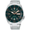 HDB005J セイコー SEIKO セイコー5スポーツ Seiko 5 Sports SKX Series メンズ 自動巻き 緑文字盤 シルバー ステンレス 逆回転防止ベゼル ダブルロック中留 24石 10気圧防水 腕時計