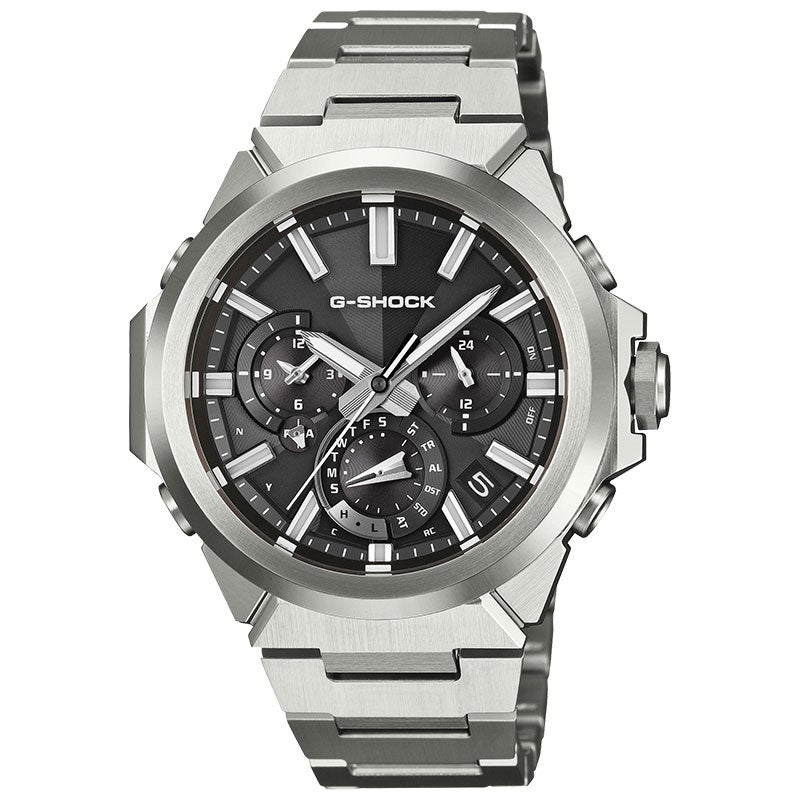 GST-W1000AD-2AJF CASIO カシオ G-SHOCK Gショック メンズ 電波ソーラー 世界6局受信 Bluetooth モバイルリンク機能 タフムーブメント2 青文字盤 シルバー 腕時計 アナログ 26_10 正規品