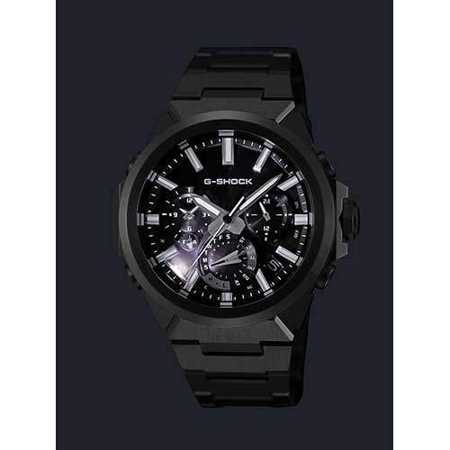 GST-W1000AD-2AJF CASIO カシオ G-SHOCK Gショック メンズ 電波ソーラー 世界6局受信 Bluetooth モバイルリンク機能 タフムーブメント2 青文字盤 シルバー 腕時計 アナログ 26_10 正規品