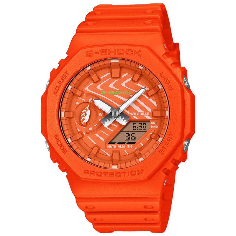GA-2100SSH-4AJR CASIO カシオ G-SHOCK ジーショック メンズ 耐衝撃構造 LEDライト 20気圧防水 腕時計
