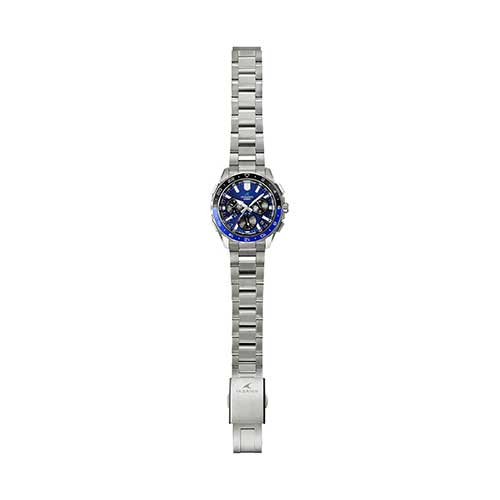OCW-P3000-2AJF CASIO カシオ OCEANUS オシアナス メンズ 電波ソーラー 世界6局受信 タフムーブメント2 青文字盤 シルバー 10気圧防水 腕時計