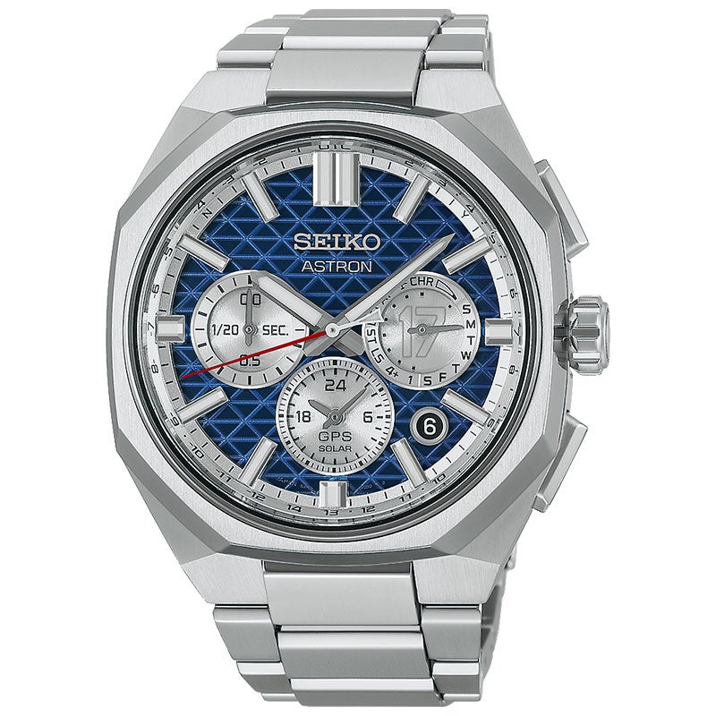 HAB012J セイコー SEIKO アストロン ASTRON NEXTER 大谷翔平 2026 限定モデル メンズ ソーラーGPS衛星電波修正 デュアルタイム パーペチュアルカレンダー ストップウォッチ パワーリザーブ表示 チタン ダイヤシールド ブルーダイヤル シリコン替えバンドつき 