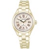 HEA006J セイコー SEIKO ルキア LUKIA Grow レディース 自動巻き ステンレス シャンパンゴールドダイヤル シャンパンゴールド 21石 らくらくアジャストバンド スクリューバック 秒針停止機能 カレンダー機能 10気圧防水 腕時計